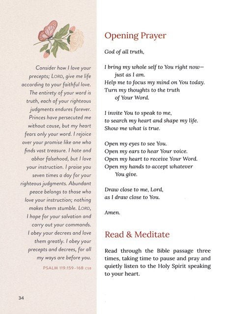 Present in Prayer: A Guided Invitation to Peace Through Biblical Meditation By: Jennifer Tucker