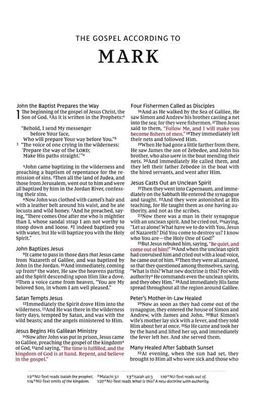 NKJV Interleaved Bible, Journal Edition, Comfort Print--hardcover, blue