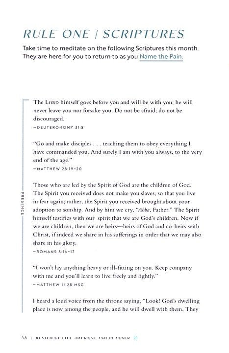 Resilient Life Journal and Planner: A Daily Guide to Strength, Hope, and Meaning By: Rebekah Lyons