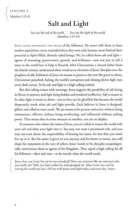 The One Year Shine Your Light Devotional: 365 Inspirations on Living Out God's Love and Your Calling By: Chris Tigreen