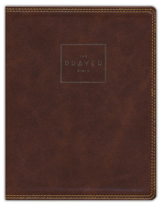 NKJV Prayer Bible, Comfort Print--Leathersoft, brown