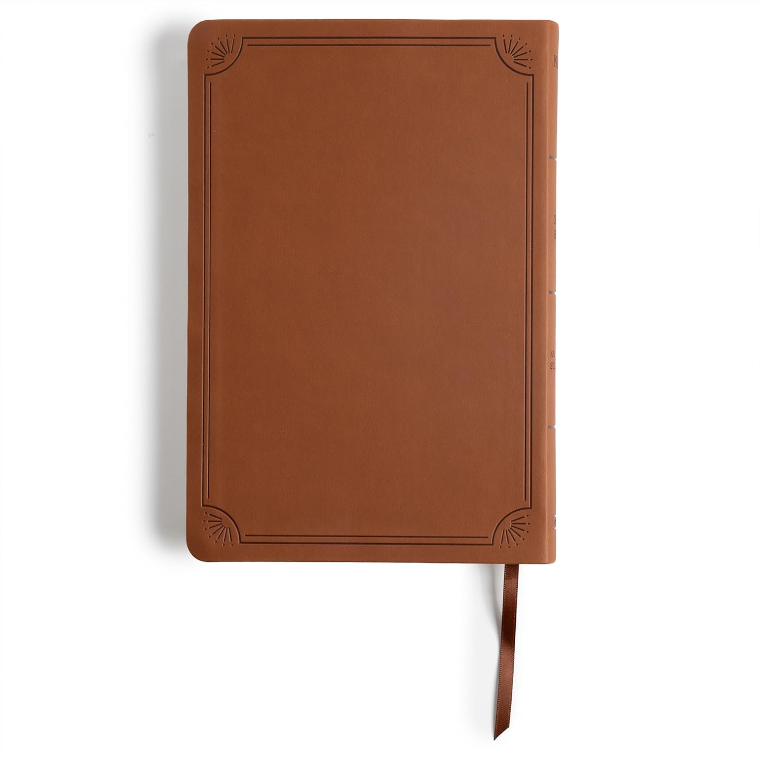 NASB Large Print Thinline Bible, Value Edition, Brown LeatherTouch