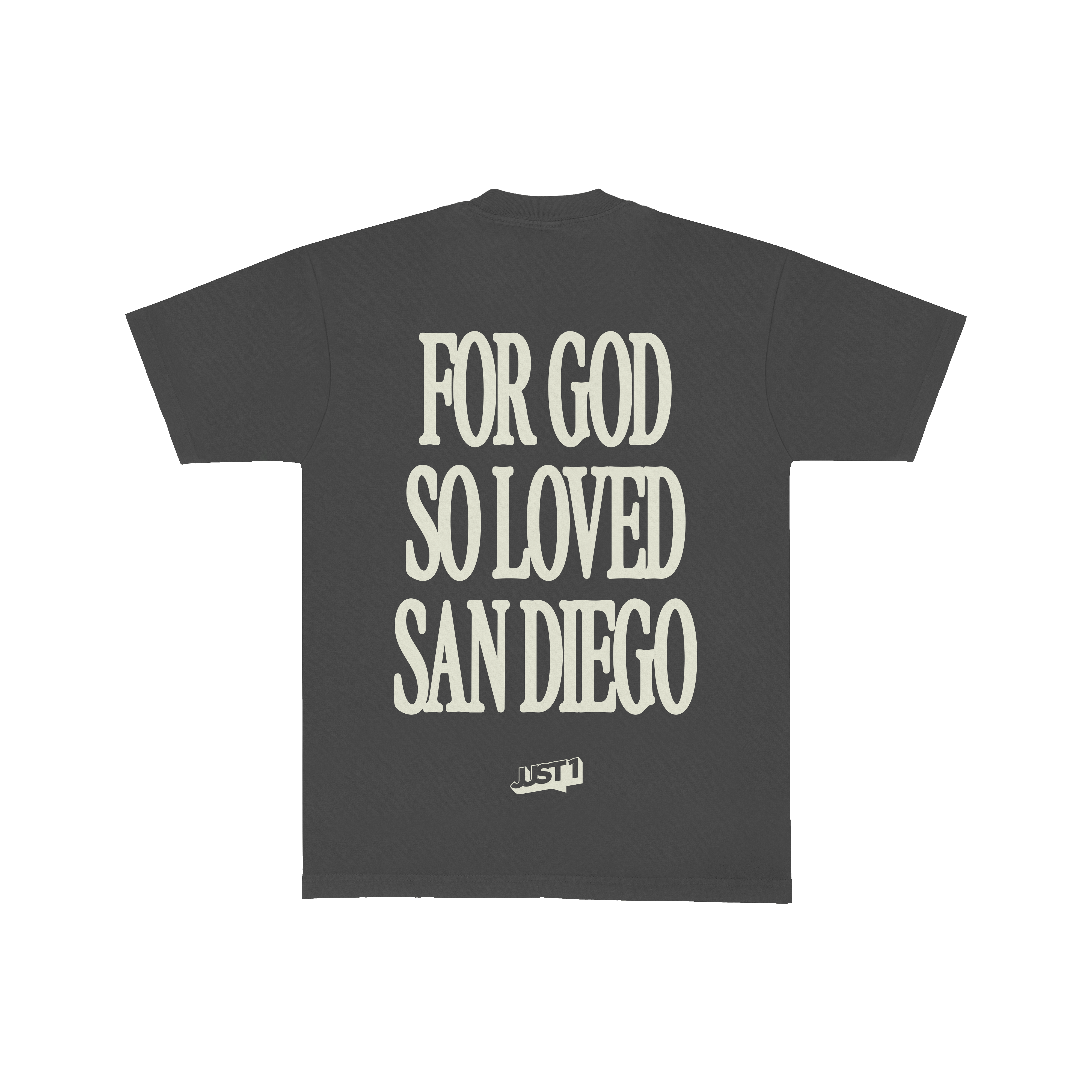 For God So Loved PUFF Tee Black