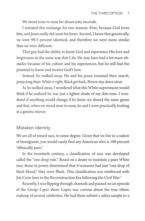 The Third Option: Hope for a Racially Divided Nation – Miles McPherson - hard cover