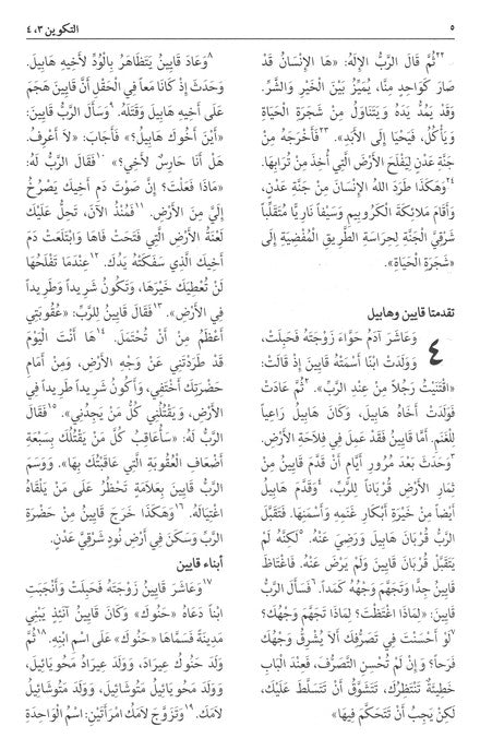 NAV Arabic Contemporary Bible (large print) - Black
