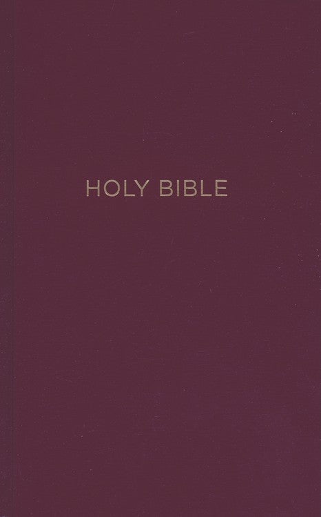 NKJV Pew Bible, Hardcover, Burgundy