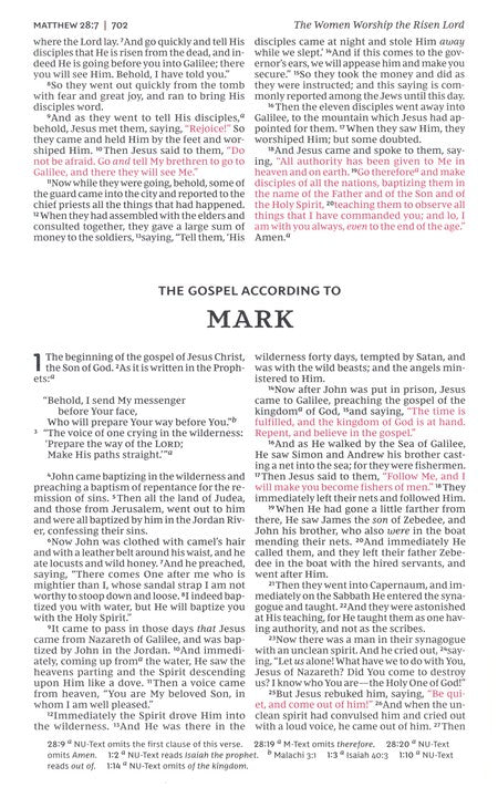 NKJV Pew Bible, Hardcover, Burgundy