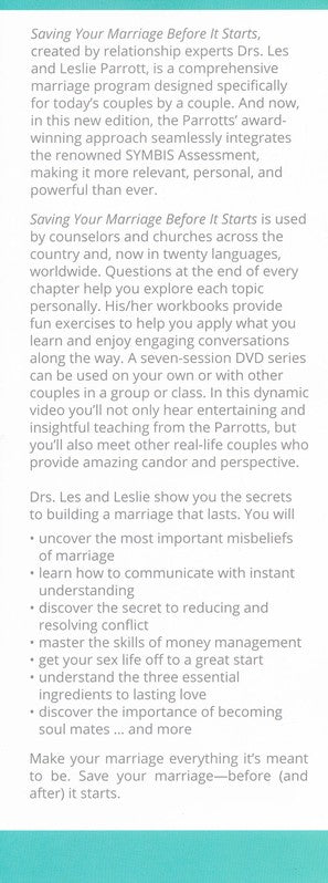 Saving Your Marriage Before It Starts: Seven Questions to Ask Before -- and After -- You Marry by Les Parrott and Leslie Parrott