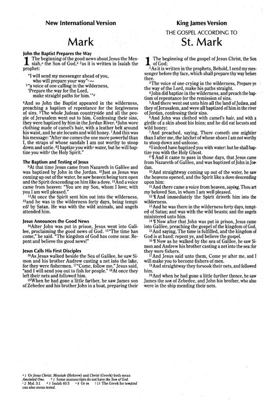 Classic Comparative Side-by-Side Bible (NIV, KJV, NASB, Amplified)