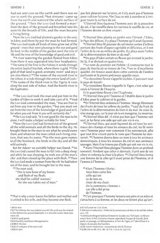 Semeur, NIV, French/English Bilingual Bible, Paperback