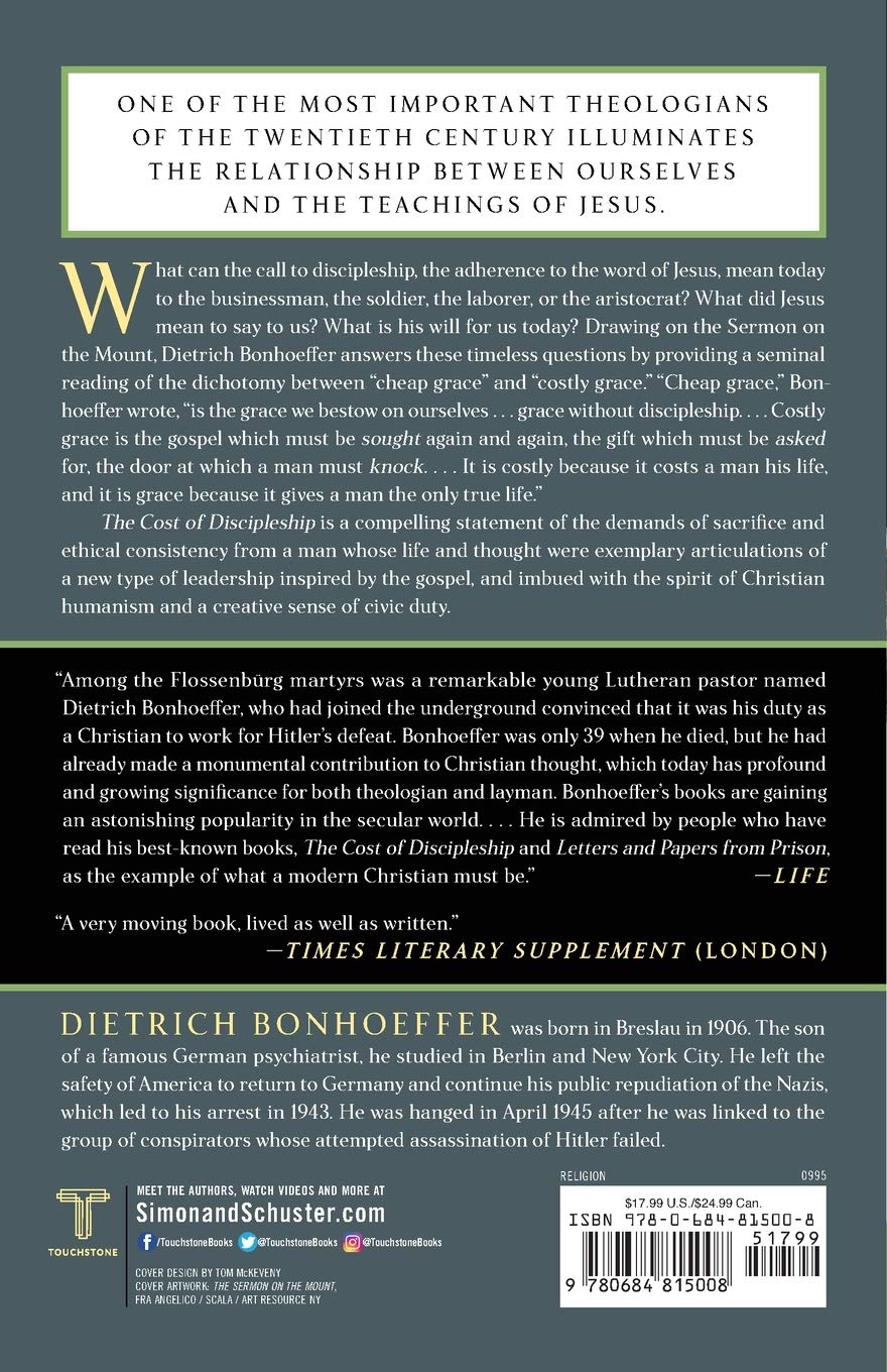 The Cost of Discipleship (Paperback) - Dietrich Bonhoeffer