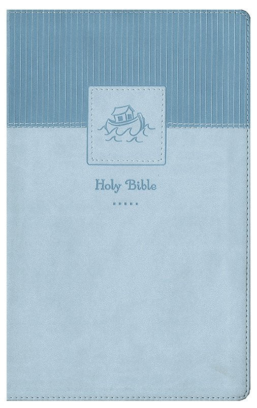NIV, Baby Gift Bible, Holy Bible, Leathersoft, Blue, Red Letter Edition, Comfort Print: Keepsake Edition Leather Bound