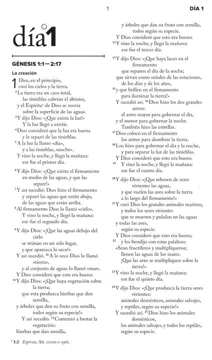 Biblia NVI Un Día a la Vez, Enc. Rústica (NVI Once-a-Day Bible, Softcover)