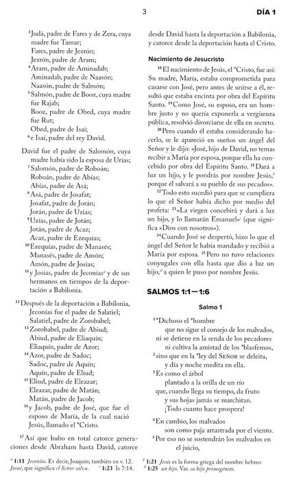 Biblia NVI Un Día a la Vez, Enc. Rústica (NVI Once-a-Day Bible, Softcover)