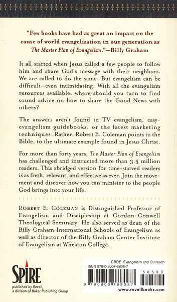 The Master Plan of Evangelism, 2nd Edition, Abridged - Dr. Robert E. Coleman