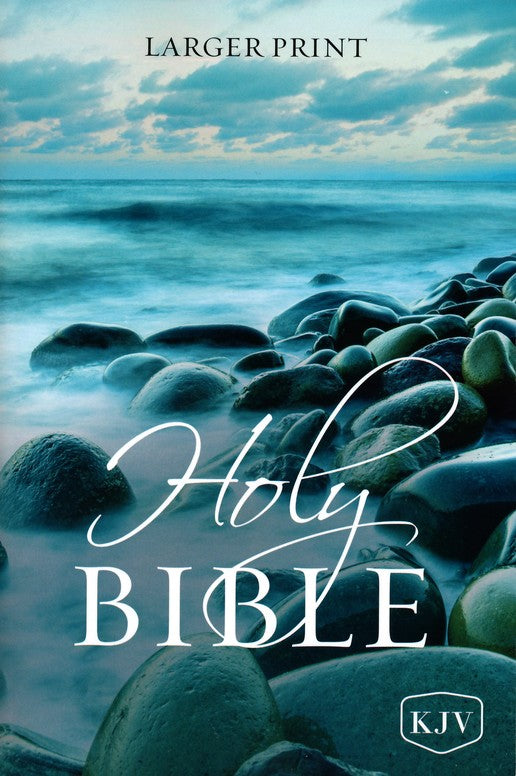 KJV Holy Bible, Larger Print--softcover