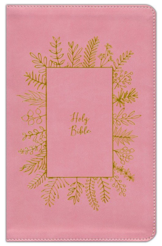 NKJV Holy Bible for Kids, Comfort Print--leathersoft pink