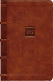 NKJV Compact Paragraph-Style Reference Bible, Comfort Print--soft leather-look