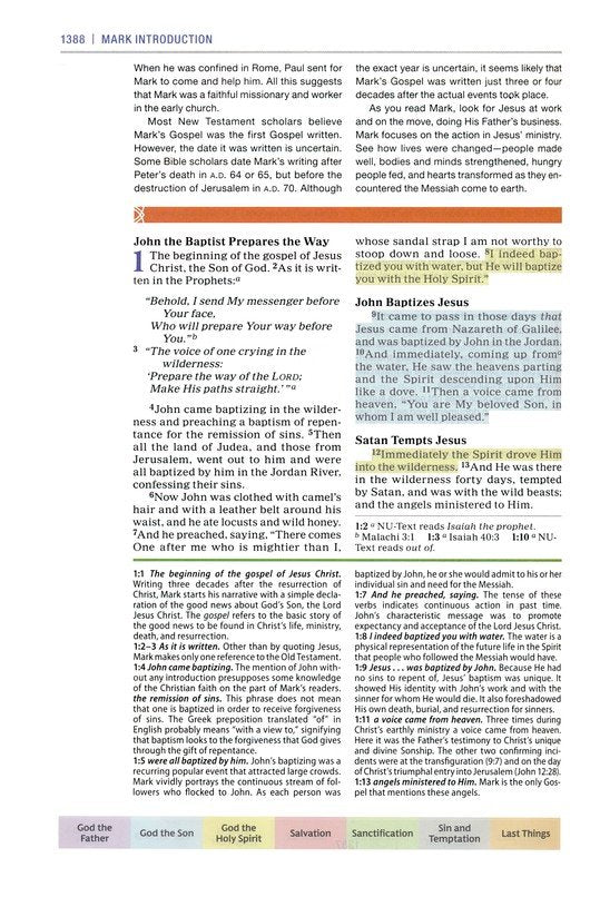 NKJV Color Code Study Bible: Reveal God's Truth Color by Color--soft leather-look, brown (indexed)