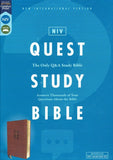 NIV Quest Study Bible, Comfort Print--soft leather-look