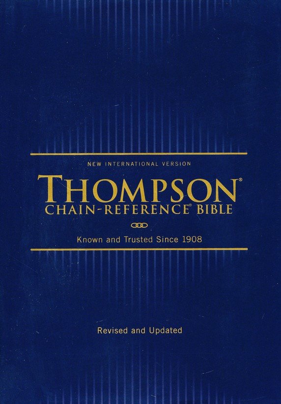 NIV Thompson-Chain Reference Bible, Comfort Print--hardcover Edited By: Dr. Frank Charles Thompson