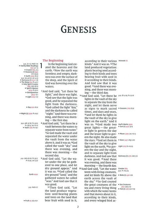 NIV Thompson-Chain Reference Bible, Comfort Print--hardcover Edited By: Dr. Frank Charles Thompson