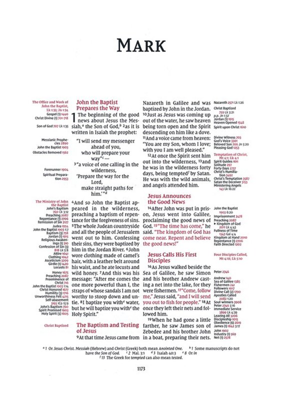 NIV Thompson-Chain Reference Bible, Comfort Print--hardcover Edited By: Dr. Frank Charles Thompson