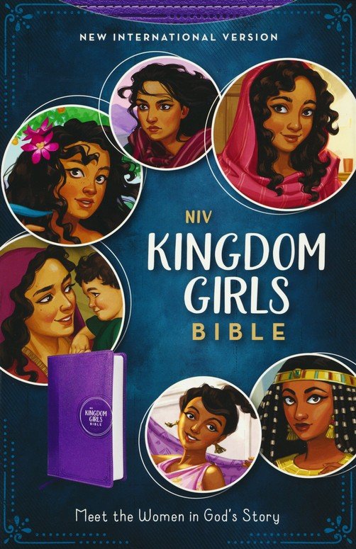 NIV, Kingdom Girls Bible, Comfort Print--soft leather-look, purple