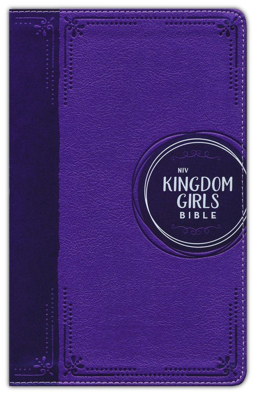 NIV, Kingdom Girls Bible, Comfort Print--soft leather-look, purple