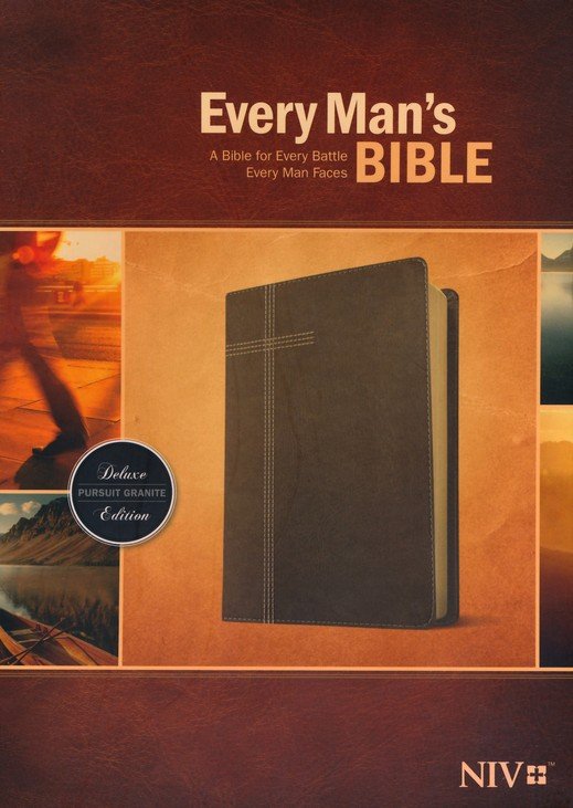 Every Man's Bible NIV (LeatherLike, Pursuit Granite), LeatherLike, Pursuit Granite