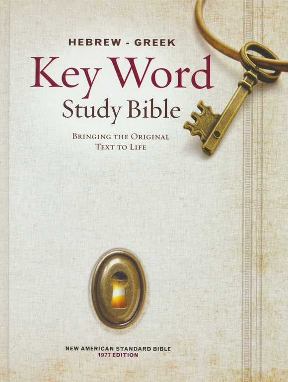 NASB Hebrew-Greek Key Word Study Bible, hardcover
