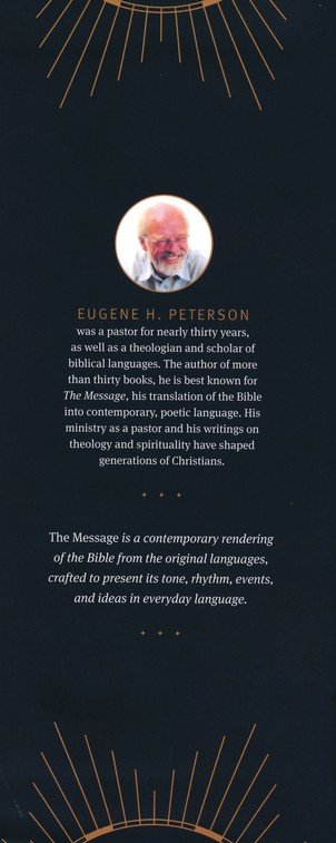The Message Prayerful Reading Bible, Hardcover