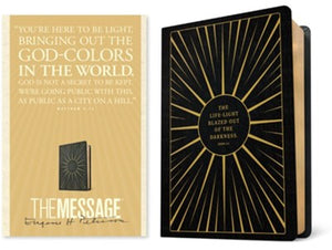 The Message Anniversary Edition Full Size--soft leather-look, life-light black