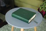 NIV, Journal the Word Bible, Leathersoft, Green, Red Letter, Comfort Print