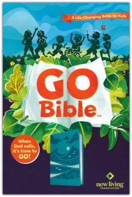 NLT Go Bible- Soft LeatherLike, Teal Ocean