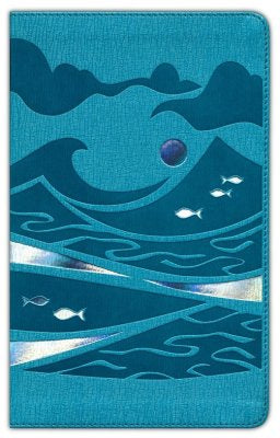 NLT Go Bible- Soft LeatherLike, Teal Ocean