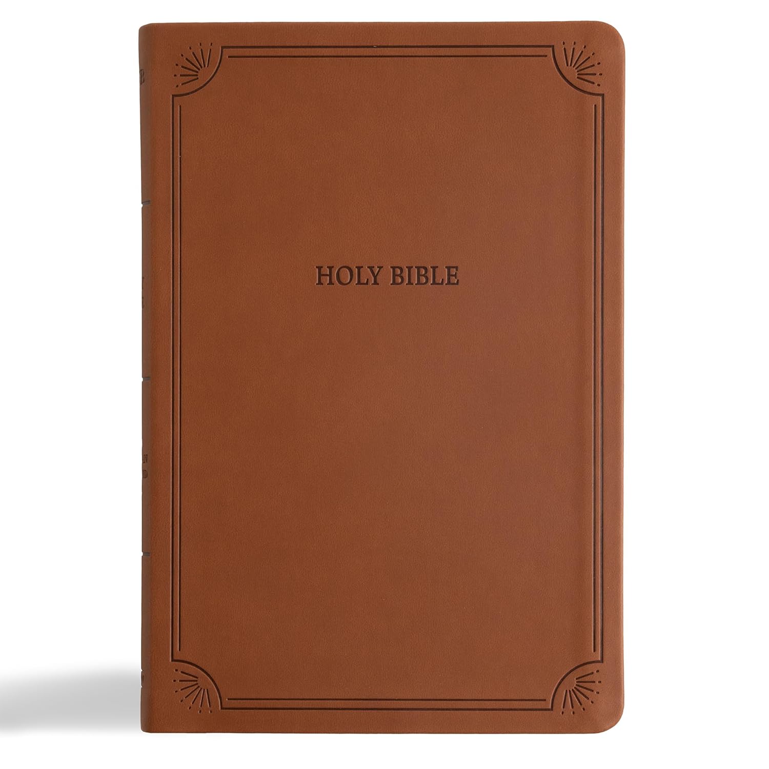 NASB Large Print Thinline Bible, Value Edition, Brown LeatherTouch