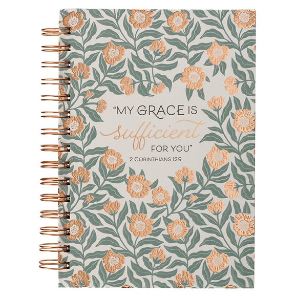 My Grace Is Sufficient For You Wire Journal, Large