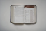Every Man's Bible NLT (Leatherlike, East-West Grey)
