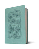 NLT Premium Value Thinline Bible, Filament Enabled (LeatherLike, Bouquet Teal)