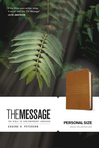 The Message Personal Size (Leather-Look, Saddle Tan): The Bible in Contemporary Language