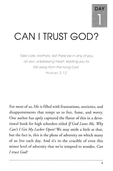 31 Days Toward Trusting God By: Jerry Bridges