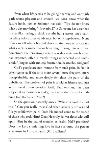 31 Days Toward Trusting God By: Jerry Bridges