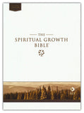 NLT Spiritual Growth Bible--full grain leather, black