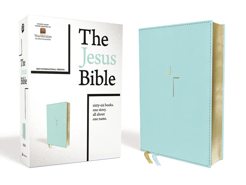NIV, The Jesus Bible, Hardcover, Robin's Egg Blue
