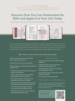 NLT Life Application Study Bible, Third Edition