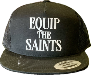 Equip the Saints Originals White Trucker/Black Trucker