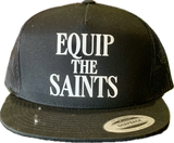 “Equip the Saints Originals" White Trucker/Black Trucker