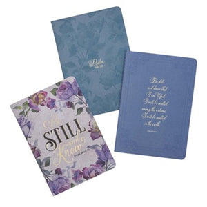 Be Still and Know Notebooks, Sets of 3