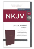 NKJV Gift and Award Bible Burgundy